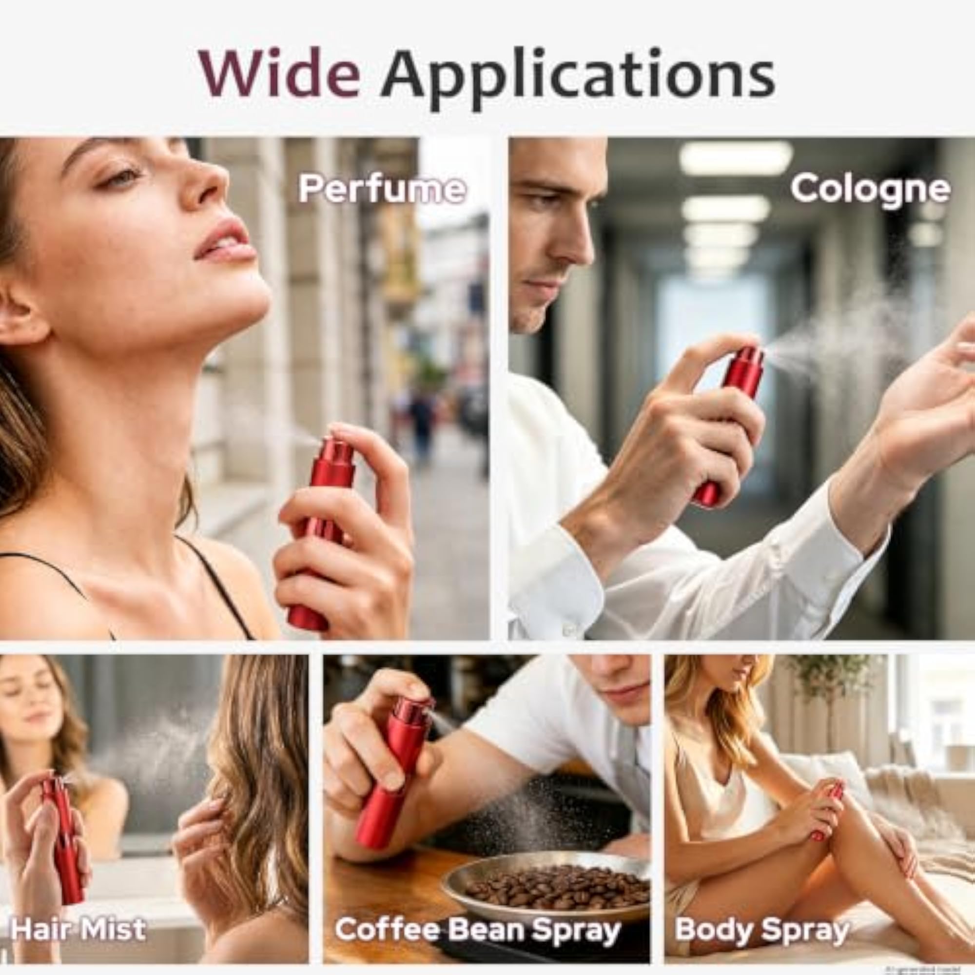 8ML Travel Perfume Atomizer for Men & Women
