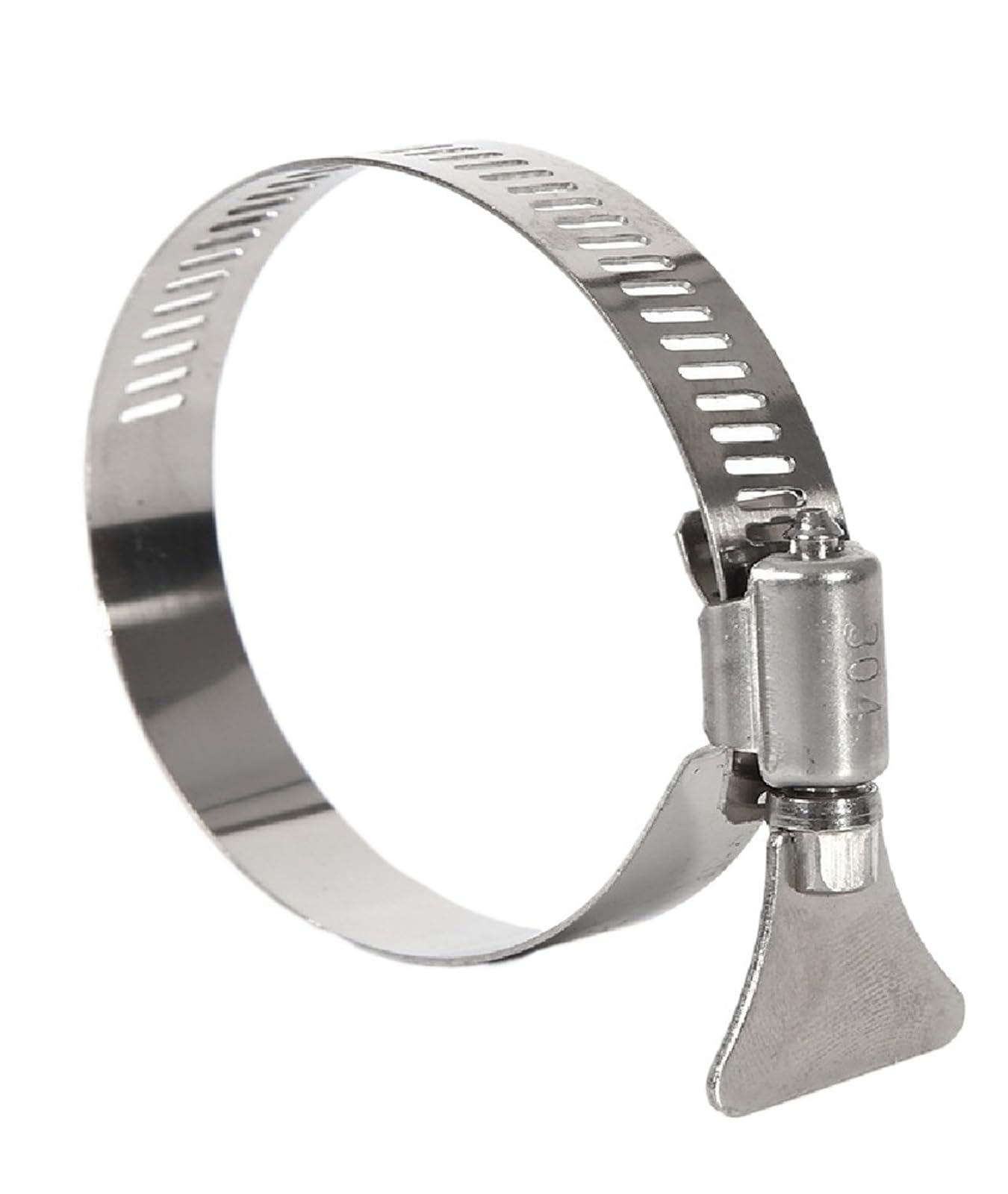 Taronix One Color Stainless Steel Pipe Clamp 304 Stainless Steel 2/5/10Pcs/Lot Pipe Clamp Trachea Clamp Fixed Locking Clamp With Handle Throat Hoop Hand Twist Pipe(59-82Mm 2Pcs)