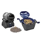 Frankford Arsenal Rotary Tumbler Lite Essentials Kit with 300 Piece Capacity, Media Separator, Stainless Steel Media, for Wet Tumbling .223 Cal, Brass Shining, and Gunsmithing
