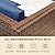 VONZOY Patio Furniture Set with 44'' Propane Gas Firepit Table, 8 PCS Outdoor Sectional Conversation Sets with High Back, Navy Blue (Waterproof Cover Included)