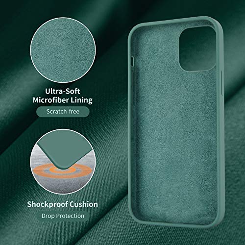 Cordking Designed for iPhone 12 Case/iPhone 12 Pro Case, Midnight Green - image 5