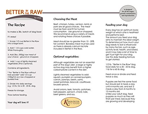 greens raw dog food