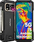 Ulefone Armor 27T Pro 5G Movil Resistente Android 14, 10600mAh M�vil Irrompible 24GB+256GB/TF-2TB, Dimensity 6300, 50MP+64MP Visi�n Nocturna 6.78