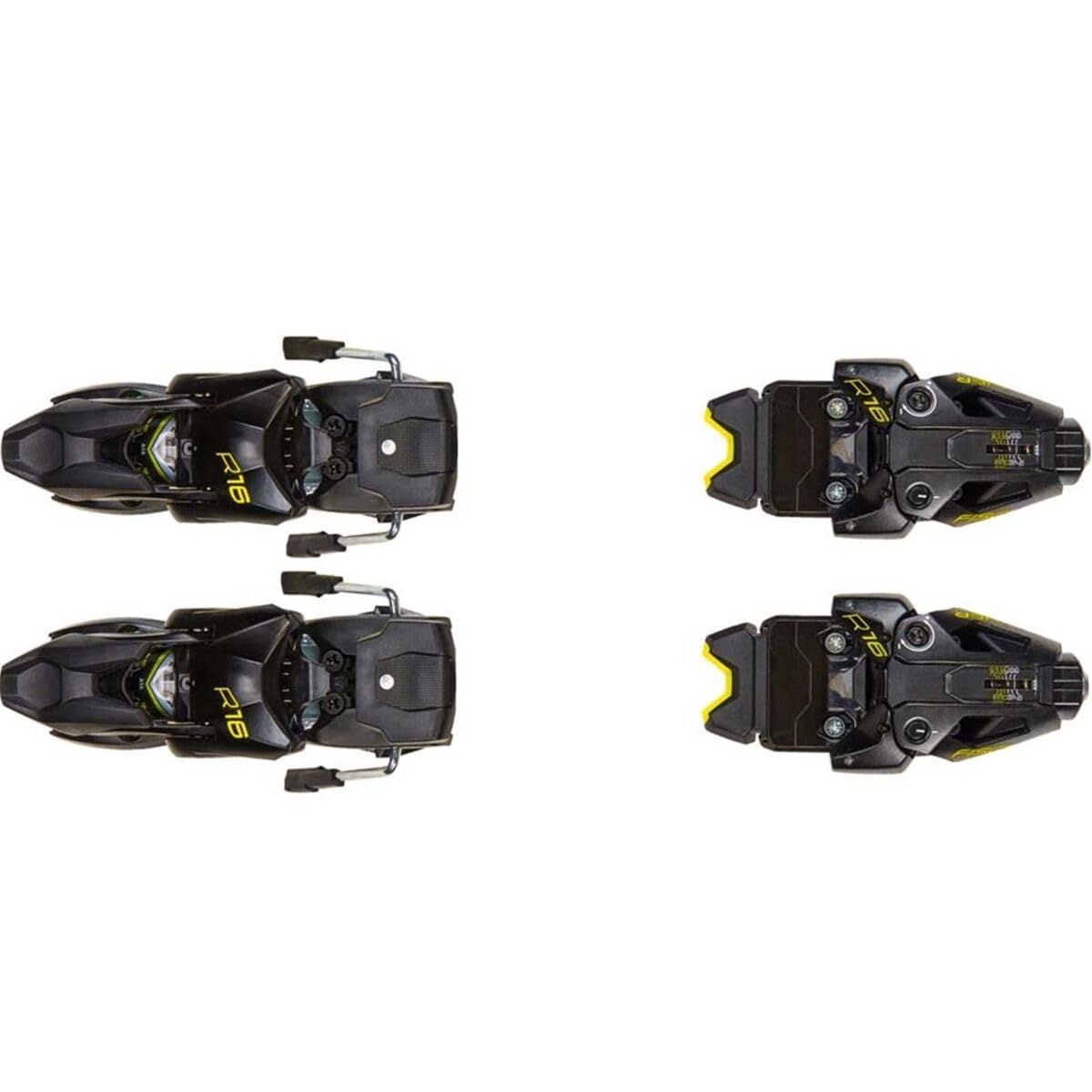 Fischer R 16 Ski Bindings Black/Yellow 85mm 2024