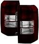 VIPMOTOZ For 2008-2017 Jeep Patriot OE-Style Smoke Red Lens Tail Lights Brake Lamps Housing Assembly Replacement Driver & Passenger Side Pair Set