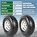 AR-PRO (2 Pack) 4.10/3.50-4 Flat Free Tire and Wheel, 10