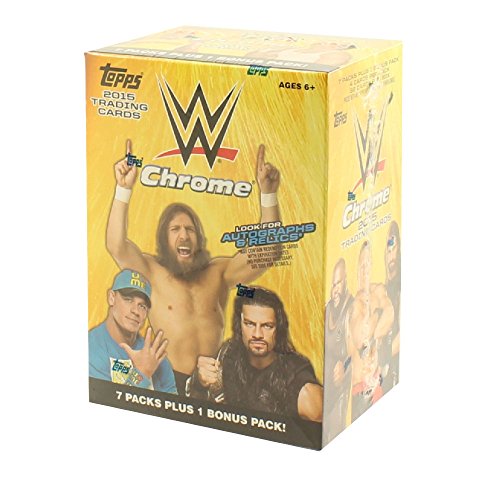 WWE Wrestling 2015 WWE Chrome Trading Card Blaster Box