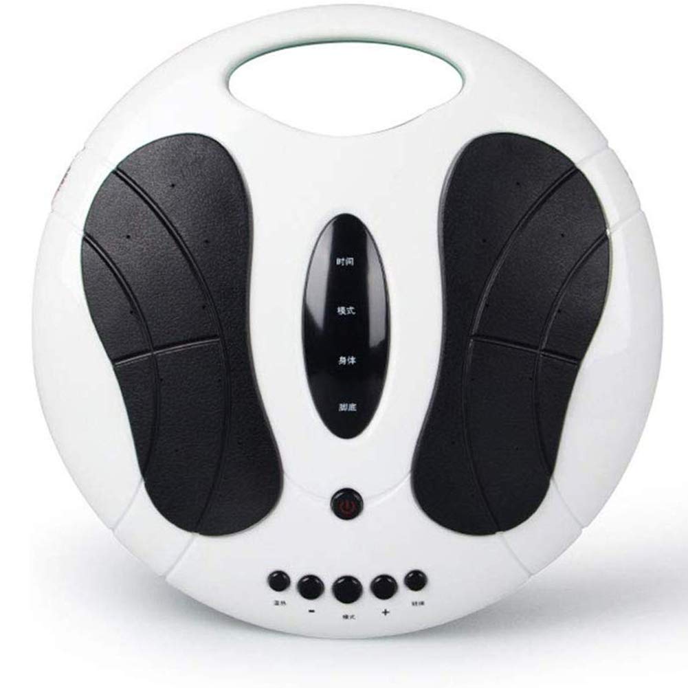 L-ZUB Foot Spa Massager With Heat, Body Massager, Reduce Physical Fatigue, Electromagnetic Wave Intensity Adjustable, Packed With Electrode Pads And Function