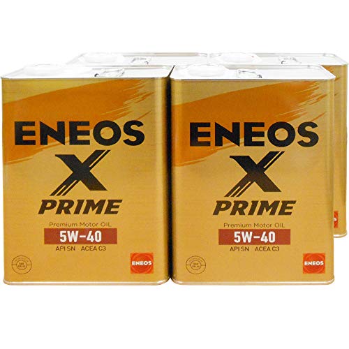 ENEOS X PRIME エンジンオイル 5W-40 SP C3 4L×4缶