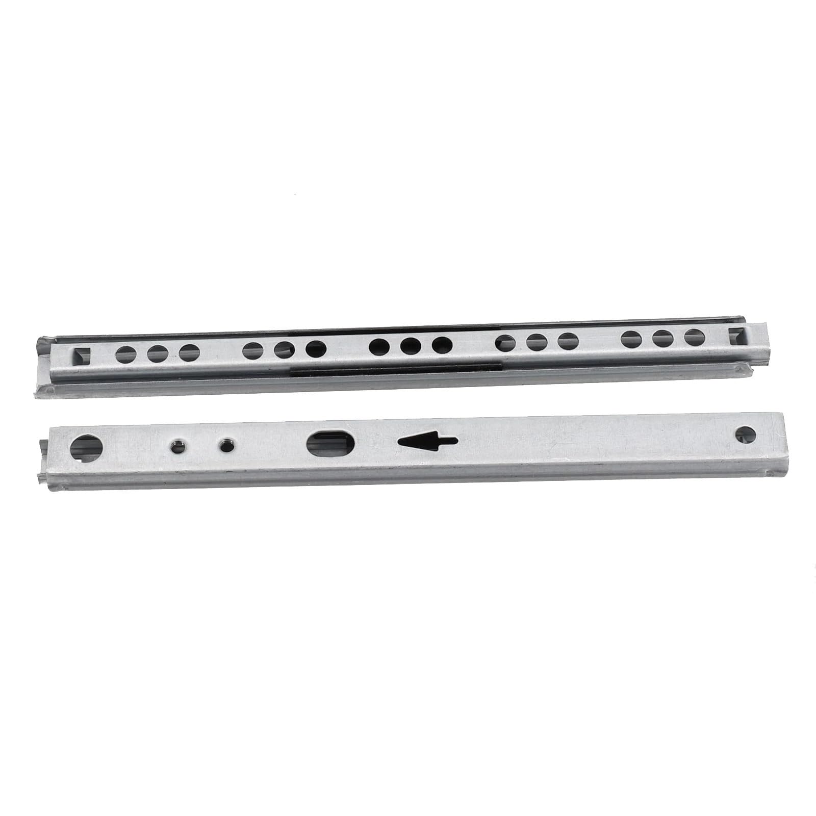 Guide Per Cassetti 8-16 Inches Stainless Steel Drawer Slides Soft Close Track Rail Sliding 2-Section Cabinet Furniture Hardware Per Cucina(16 inch)