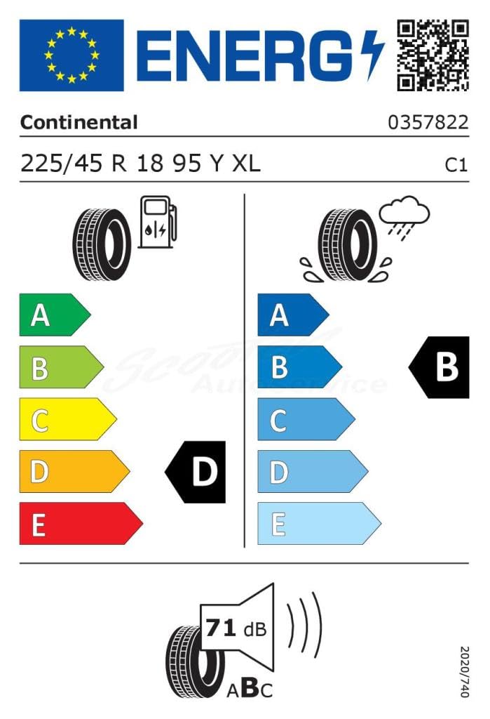 Continental SportContact 5 XL FR - 225/45R18 95Y - Pneumatico Estivo