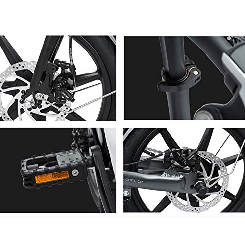 FIIDO D2S Foldable Electric Bike, 16" 60km Long-distance Aluminum Alloy Portable Electric Bicycle Folding E-Bike Outdoor Cycling Bike Vehicle, 36V 7.8Ah 25km/h - Image 7
