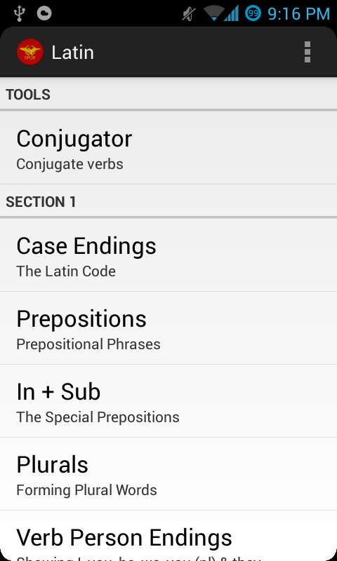 Basic Latin-App im Amazon Appstore