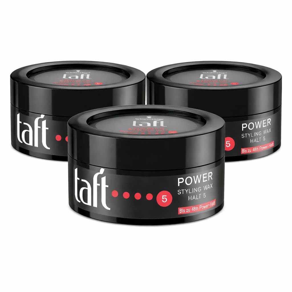 Taft Power Wax Caffeine + Power Formula, 3er Pack (3x75ml)