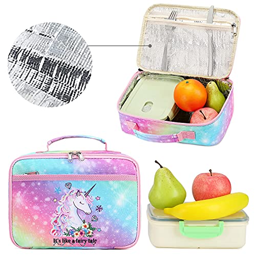Girls Backpack For Kids School Bookbags Preschool Backpack With Lunch Box For Kindergarten Students #TOP4