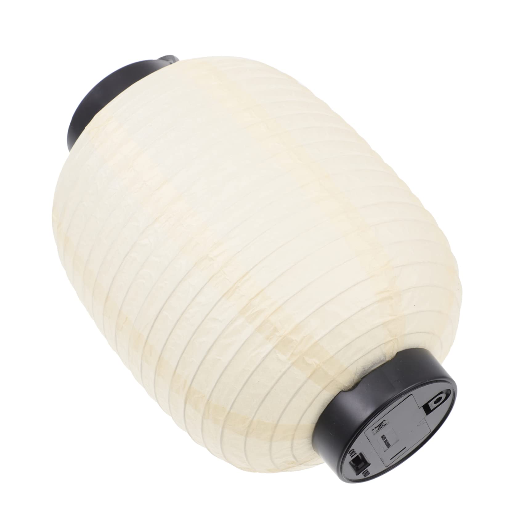 SOESFOUFU 1pc Japanese Folding Lantern with Light Design Height for Festivals Party Decoration Home and Restaurant Decor Beige Color DIY Friendly