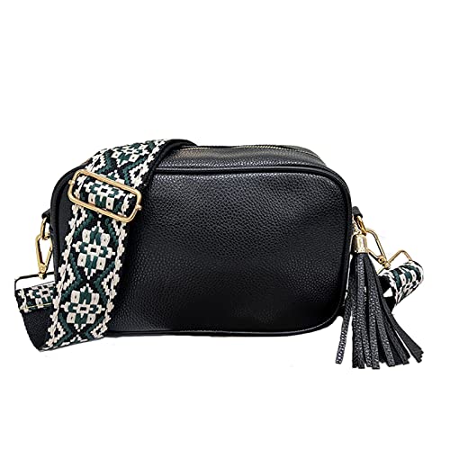 Photo 1 of FAYBA Small Crossbody Boho Purse With Tassel (Rose)