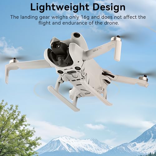 Craznick Mini 4 Pro podwozie składane przedłużenie nogi szybkie zwalnianie zestaw ochraniaczy do akcesoriów do drona DJI Mini 4 Pro