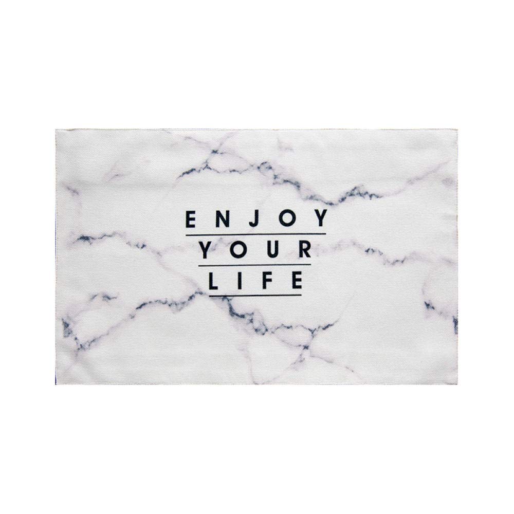 Lklnkvl Cd 0033 Placemats, Heat-Insulated Placemat Cloth Waterproof Cloth-Cd-0035_28 * 44Cm Double Layer(Cd 0033)