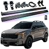 Estribos eléctricos desplegables con luces de colores para Kia Sorento 2024-2026 2