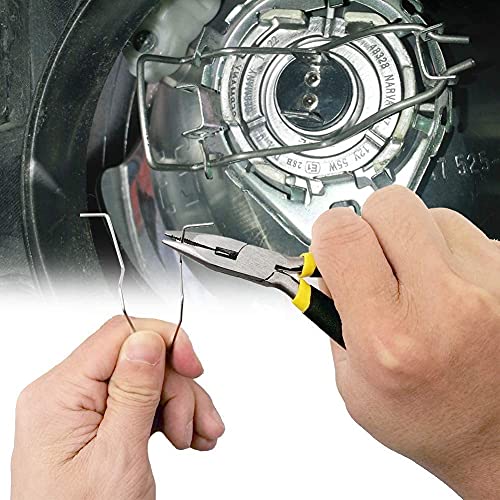 Bulb Retaining Spring Clips For H1/H3/H4/H7 Bulbs Universal Car Headlight Clamp Headlamp Dip Dipped Beam Bulb Hoder Pack Of 6 #TOP3