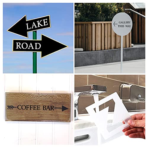 1.5 Inch Alphabet Letter Stencils For Painting - 70 Pack Letter And Number Stencil Templates With Signs For Painting On Wood, Reusable Letters And Numbers Stencils For Chalkboard Wood Signs & Wall Art #TOP3