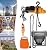 HETEPPTR 1 Ton/2200LBS Electric Chain Hoist 1500W Chain Electric Lift Hoist 110V Lifting Power System with 3m Wired Remote Control and Emergency Stop Switch 13 Feet Max. Pulling Height