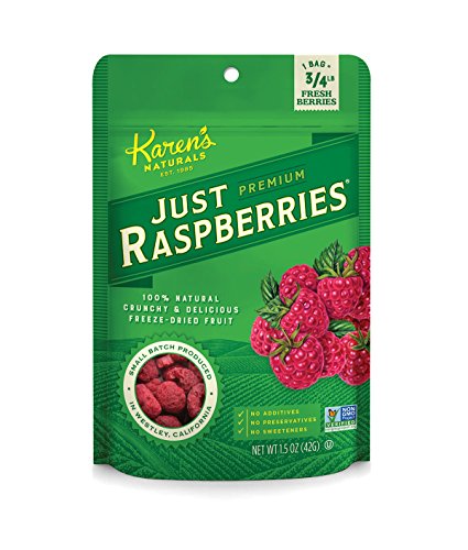 Karen's Naturals Just Tomatoes, Just Raspberries 2 Ounce Pouch (Pack of 4) (Packaging May Vary)