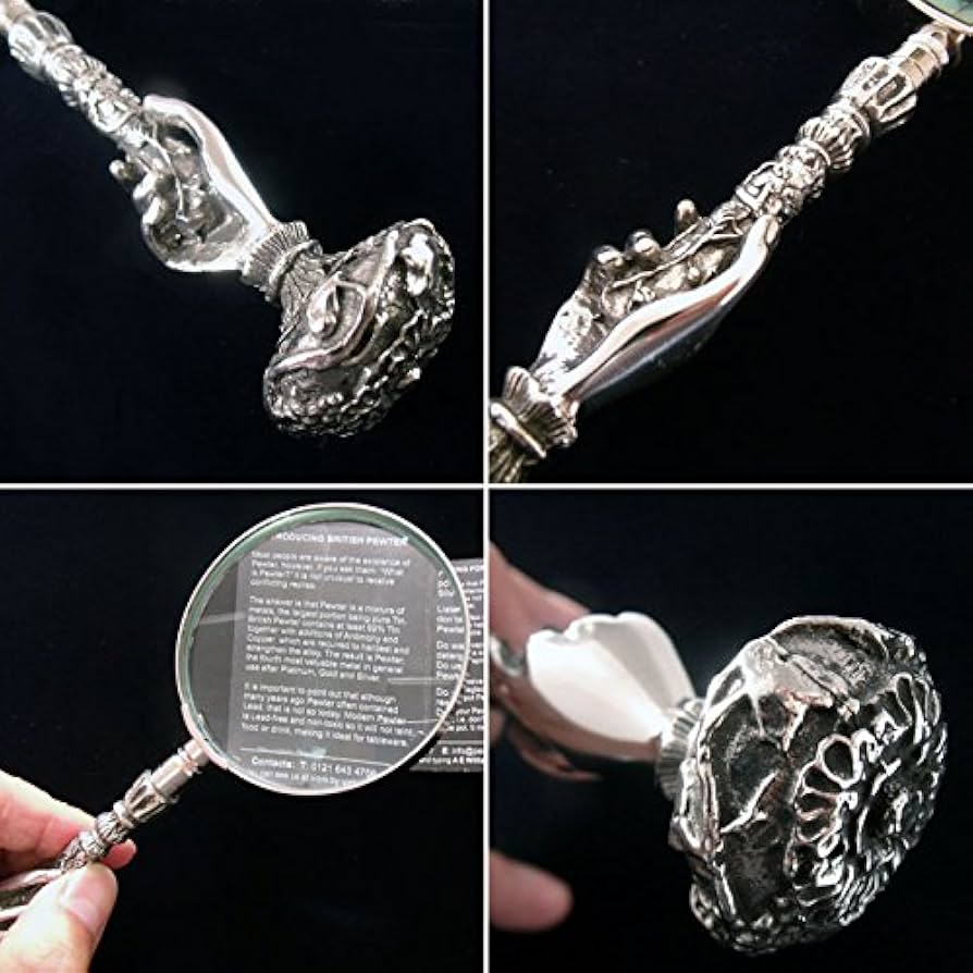 イギリスアンティーク拡大鏡 イギリスアンティーク | スターリングシルバーのルーペ