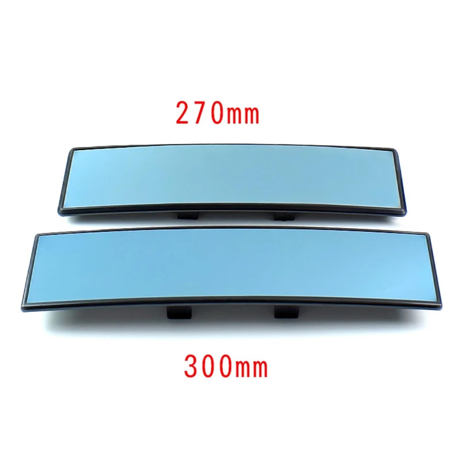 Buy Universal Curved Blue Tinted Anti Glare Clip On 300mm Broadway Rear View Mirror In Rowland
