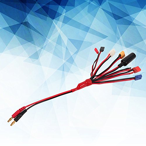 8 in 1 Lipo Akku Ladekabel, Multi-Stecker Set Kit, Ladeadapter für Universal Anwendungen, DIY Blanker Draht Set, T-Dean, XT60, EC3, Futaba, JST Stecker, für RC, Drohnen, Elektrowerkzeuge – Bild 7