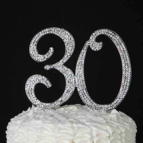 Decorazione per torta col numero 30 per 30°