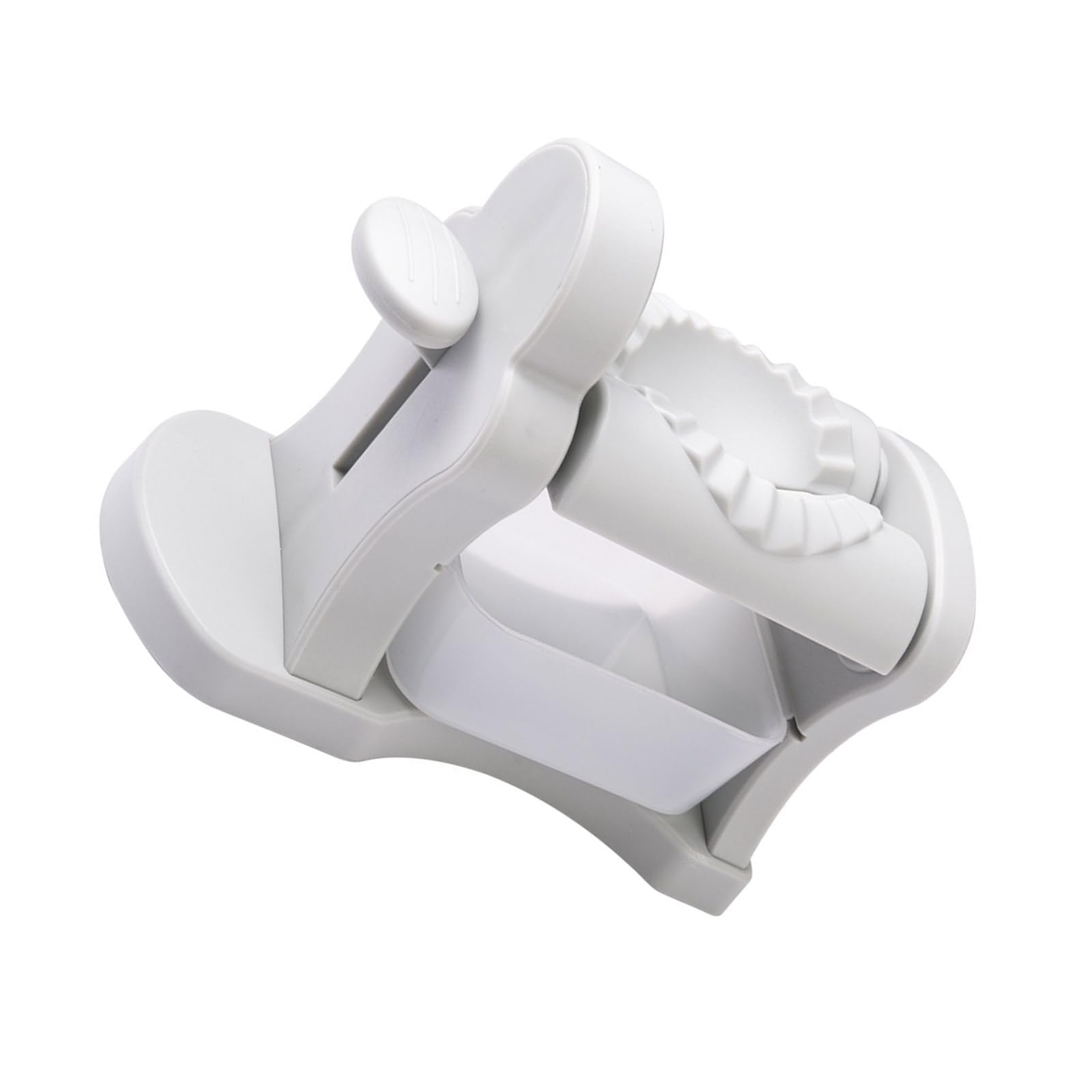 Nucelit Dumpling Making Tool Handheld Dough Press Kitchen Dumpling Press ABS Texture Cooking Tool for Potsticker Ravioli Jiaozi Molds