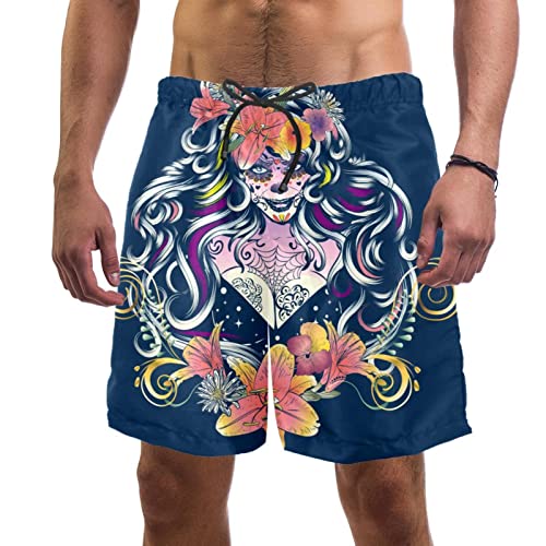 Short de bain homme maillots de bain shorts de plage Yuzheng fleur vacances