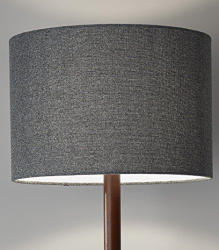 Adesso Home 4093-15 Transitional One Light Floor Lamp From Ellis Collection In Bronze/Dark Finish, Walnut #TOP3