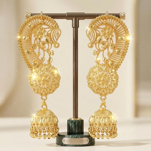 Image of JFL - Jewellery for Less Gold Plated Copper Earrings For Women