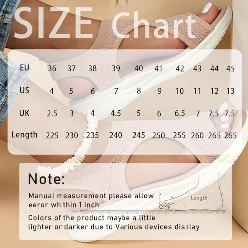 2025 Shopellox Women's Slingback Sport Sandals, Washable Orthopedic Slides Woman Orthotic Shoes with Arch Support2