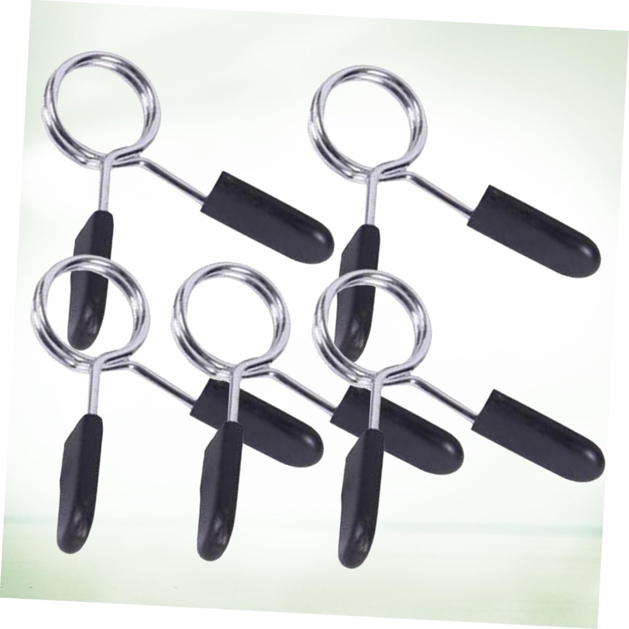 balacoo Weight Clips for Bars 27mm Spring Clip Collar Barbell Spring Clamps for Gym