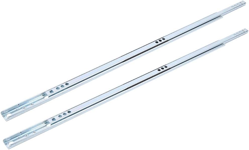 2PcsSet 450x17mm Drawer B Bea Slide Rail Hardware Accessory for Net Closets - Drawer Slide Hardware Compatible with Net Rail and Drawer