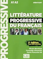 Littérature progressive du français débutant + CD 2ed - NC 2090351772 Book Cover