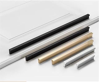 10 Pack Kitchen Cabinet Pulls - Kitchen Cabinet Handles for Dresser Drawers - L-Shaped Cross Sections (10.04 inches,Silver)