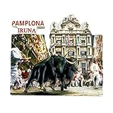 Pamplona Iruna - Imán para nevera 3D de resina, hecho a mano, diseño de Pamplona