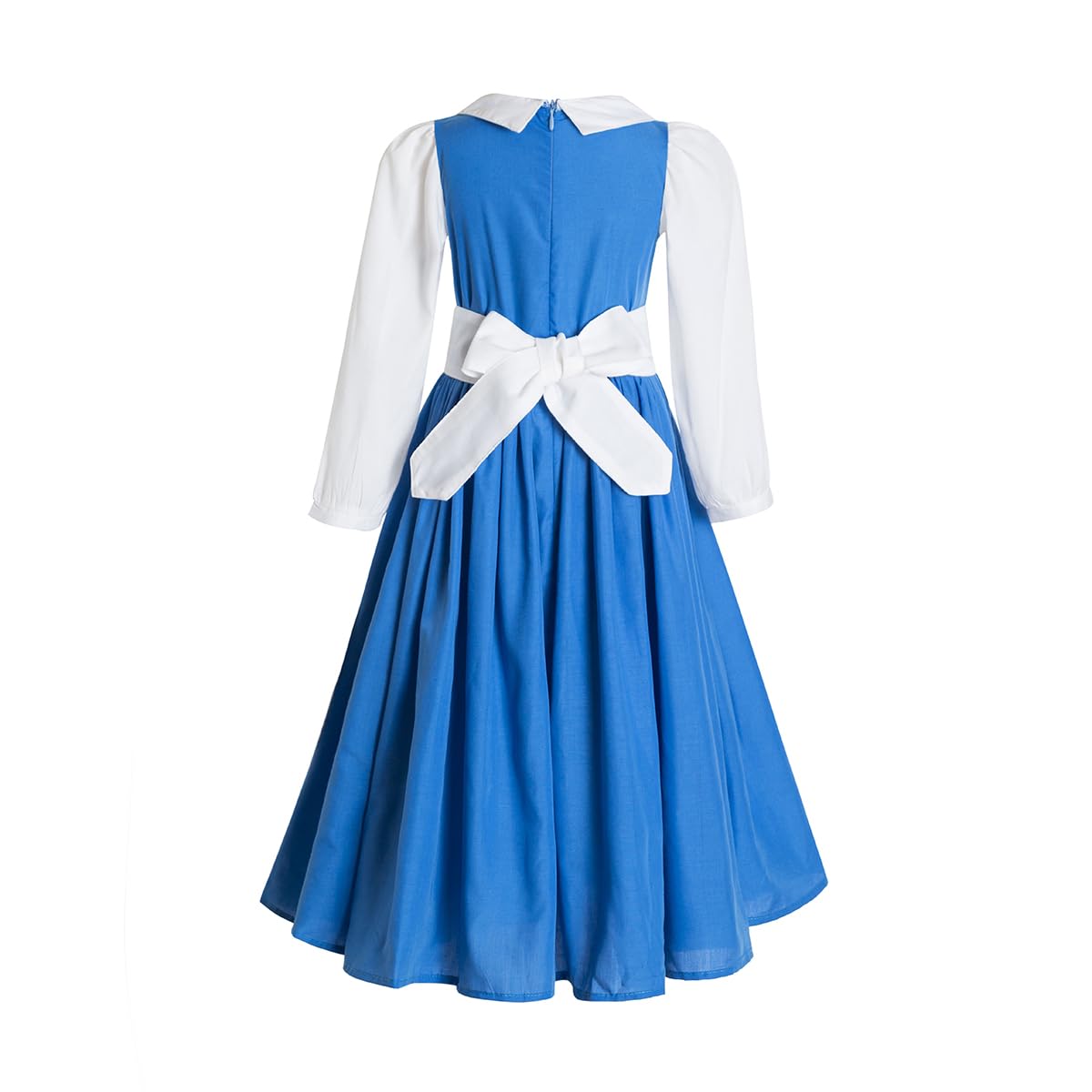 princess polly baby blue dress Beauty and The Beast Womens Belle Blue Costume Dress | Adult | Womens | XL | Blue/White