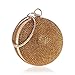 Tngan Clutch in Kugelform, mit Strassringen - Gold - Einheitsgröße