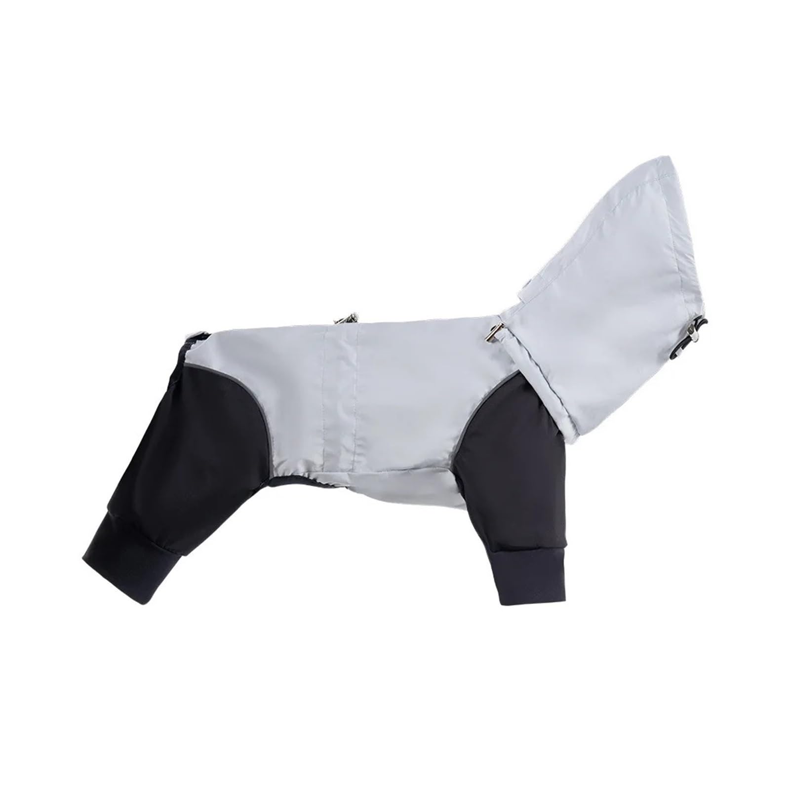 Harnais de remorquage pour chien avec imperméable intégral bleu m