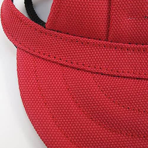 1Pc Dog Baseball Hat, Dog Hat Dog Cap Hats For Dogs Dog Visor Hats Sports Hats With Ear Holes Dog Sun Visor Hat With Adjustable Chin Strap For Pet Sun Protection, Size S #TOP5