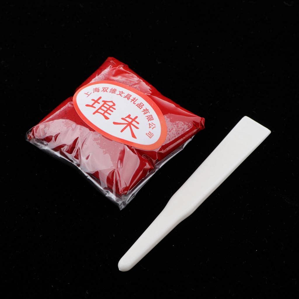 Juego de 10 pasta de tinta roja de 30 g para sello de sello de tinta de caligrafía herramienta de pintura