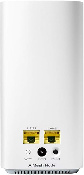 Asus Zen WiFi CD6 Confezione da 3 Pezzi Sistema Wi Fi Mesh AC1500 Dual band Copertura fino a 360 m Internet security e Parental Control Inclusi a Vita 4X Porte Gigabit 3 SSIDs