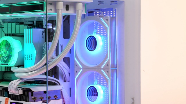 Image of Interstellar V2 X3 120mm PC ARGB Computer Case Fans|Infinity Mirror|Daisy-Chain|4 PIN PWM 1850RPM(Black Forward Triple Pack)
