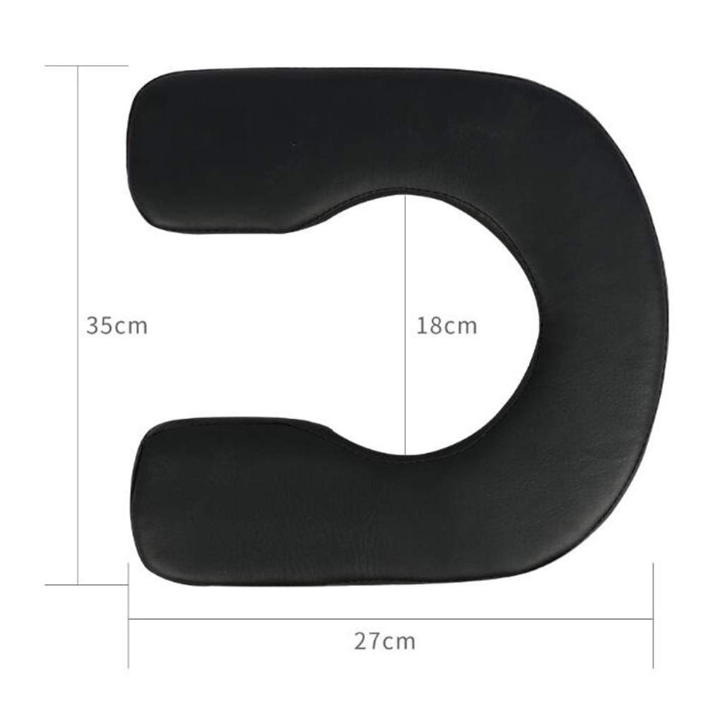 Toilleten Sitz, Bad Sicher Anti-Rutsch-Stuhl Haushalt Tragbar Mobiles WC Toilettenhocker Zum Alter Mann Schwangere Frau (Farbe : Leather Surface, Größe : A-32cm)
